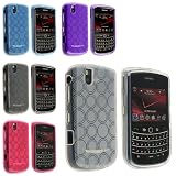 eForCity 5 PCS RING HARD GEL CASE COVER Compatible with BLACKBERRY BOLD 9650