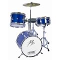 Performance Percussion - 3 Piece Drum Kit - Blue