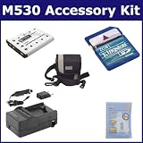 Kodak EasyShare M530 Digital Camera Accessory Kit includes: SDKLIC7006 Battery, SDM-182 Charger, KSD2GB Memory Card, CL4 Case, ZELCKSG Care & Cleaning