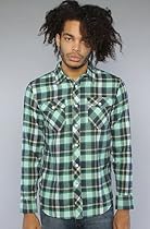 % Special Buy !!  Mishka The Shackleton Flannel Buttondown Shirt,Extra Large,Aqua