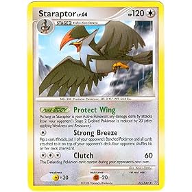 Pokemon Diamond & Pearl Stormfront Single Card Staraptor #27 Rare