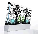 DJ Skull Decorative Protector Skin Decal Sticker for Nintendo Wii Console
