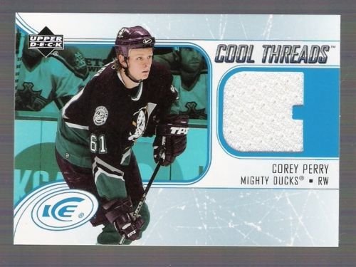COREY PERRY 2005-06 Upper Deck Ice Cool Threads JERSEY Card Anaheim Ducks Hockey