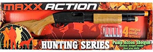 Maxx Action 30" Toy Pump Action Shotgun with Electronic Sound and Ejecting Shells