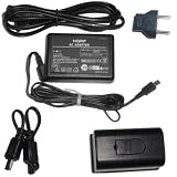 HQRP Battery and AC Power Adapter for JVC Everio GZ-MG645BUS GZ-MG650BUS GZ-MG670BUS GZ-MG680BUS GZ-MG730BUS GZ-MG730EX Camcorde