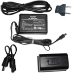 HQRP Battery and AC Power Adapter for JVC Everio GZ-MG645BUS GZ-MG650BUS GZ-MG670BUS GZ-MG680BUS GZ-MG730BUS GZ-MG730EX Camcorder + Euro Plug Adapter $27.91