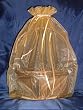 Organza Sheer Basket Bag Gift Pouch-22"x25" - Gold - Gift Baskets