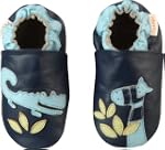 Chaussons B�b� Cuir Souple-La Savane