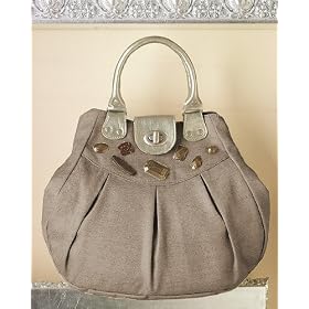 Newport News Embellished metallic bag