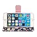 iPhone 6 Plus Wallet Case, Dimaka Cute Floral Pattern Leather Wallet Case with Perfection Prime Design for iPhone 6/6S Plus 5.5