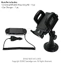 Sony PSP JAVOCharger USB Car Charger and JAVOedge Universal Mobile Mounting Kit Bundle