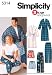 Simplicity 5314 AA Sewing Pattern Plus Size Women & Men Pajama Trousers or Shorts & Robe