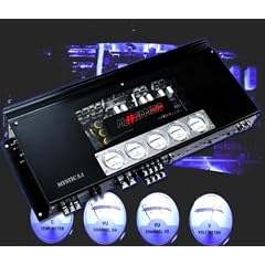 Car-Amplifier McHammer 'Mystic 5.1' 4x 675 Watt + 1x 850Watt, schwarz, wei�es Backlight