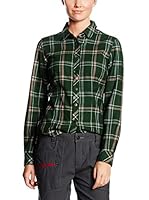 Icebreaker Merino Camisa Mujer Laurel (Verde / Rosa)