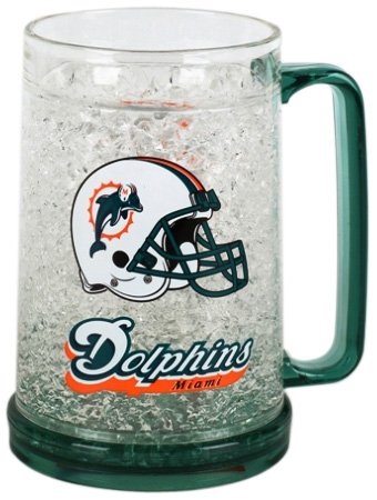 Miami Dolphins Crystal Freezer Mug
