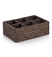 Dark Weave 6 Divider Basket