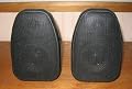 2 Techwood S8R Rear Surround Speakers Black Stereo