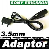3.5mm Stereo Headset Adapter w/ Microphone for Sony Ericsson