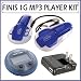 MP3 players have become extremely popular in the last decade. However, the pleasure of enjoying high 
quality mp3 files during exercise had been confined only to land sports. Determined to provide 
workout music for swimmers to enjoy as well, The FINIS Development Team set out to create a personal 
waterproof mp3 player that transmitted the best sounding music. After nearly 2 years of research and 
development, the first SwiMP3 prototype was created in 2004. A year later, the revolutionary SwiMP3 
was released into the market and was quickly regarded by TIME Magazine as one of the top inventions 
for 2005.
<BR><BR><B>KIT INCLUDES:</B><BR>
* FINIS USB WALL CHARGER.
<BR>
* FINIS TEMPO SWIM 
TRAINER.