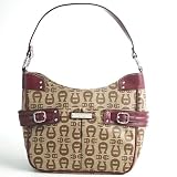 Etienne Aigner Regal Signature Collection Purse - Single Handle - Red Plum Logo FARPL