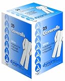 Dynarex 2149 Disposable Coveralls White Universal Size 5/5/Case