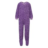 Circo Purple Girls' CI Blnkt Sleepr Leopard - M