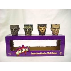 Universal Studios Monsters Decorative Shot Glasses