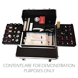 New NK1 PROFESSIONAL SHELLAC NAIL & BEAUTY VANITY CASE Holds UV LAMP TOWEL 80+ COLOURS & ALL ACCESSORIES