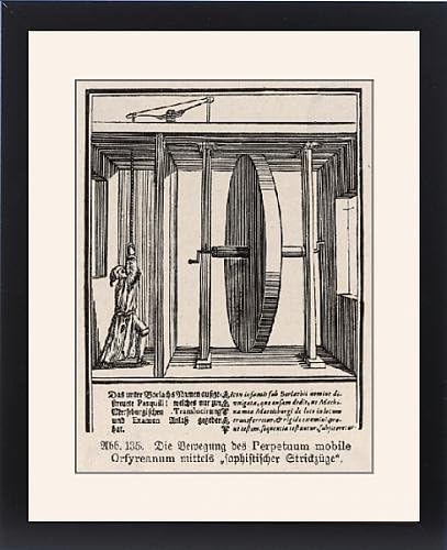 Framed Print Of Orffyreus Wheel a Man