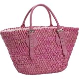 Straw Studios Cornhusk Buckle Tote