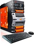 CybertronPC Fortress IV GM2222G Desktop (Black/orange)