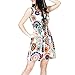 Lookatool 1pc Women Summer Sunflower Beach Mini Dress (S)