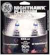 GE 9006NHP/BP2 Nighthawk PLATINUM Headlight Bulbs (Low Beam), Pack of 2