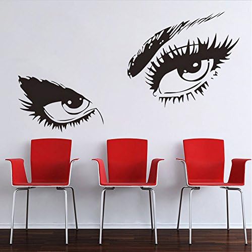 Wall Stickers Audrey Hepburn Sexy Marilyn Monroe Hepburn's Eyes Removable Wall Papers Decals (Hepburn Eyes, L)