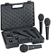 Search : Behringer  XM1800S Dynamic Cardioid Vocal Microphones, 3-Pack