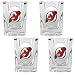 New Jersey Devils NHL 4pc Square Shot Glass Set