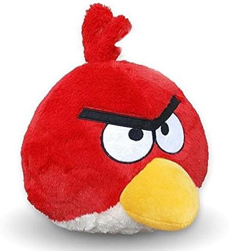 Angry Birds Plush 6.3-inch Red 5 Colors Bird 5pcs