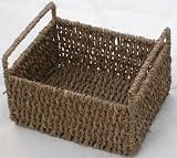 SEAGRASS STORAGE/ LOG BASKET WITH HANDLE-Large