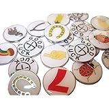25 Assorted Good Luck Geotokens Geocoins Lucky