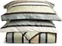 Regal Collection 300-Thread Count Riviera Stripe Reversible King Duvet Set