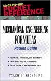 Mechanical Engineering Formulas Pocket Guide