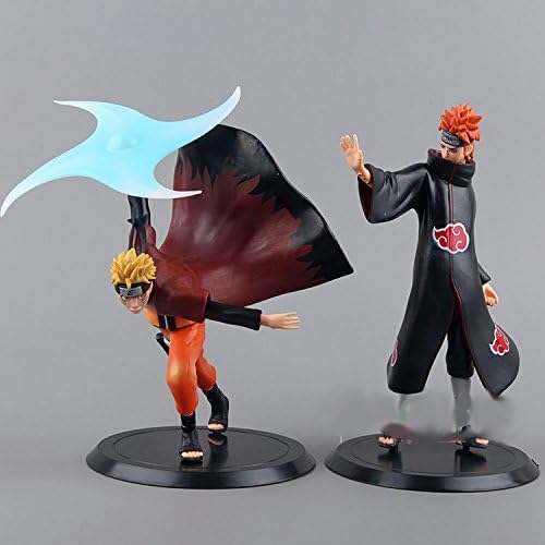 Naruto Uzumaki Naruto VS Pain PVC Action Figure Collectible Model Toys Dolls 2pcs/set NTFG072