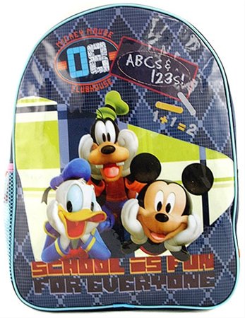 Mickey Mouse Clubhouse Backpack - School is Fun!