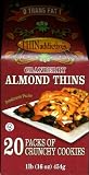 Cheap Deals on THIN Addictives Cranberry Almond Thins 20 Packs of Crunchy Cookies NET WT 1 Lb (454 g) by THIN Addictives