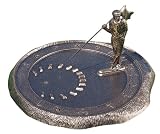 Outdoor Living : French Bronze Golfer Sundial
