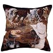 "Western Way" Horse Cowboy Gear Accent Throw Pillow 17" x 17"