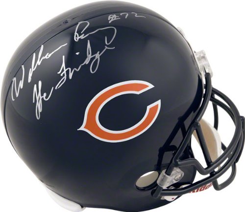 William Perry Autographed Helmet | Details: Chicago Bears, Riddell Replica Helmet, The Fridge Inscription