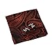 EEF1B07-08 Mens Style Microfiber paisleyed Pocket Square Cufflinks Set By Epoint