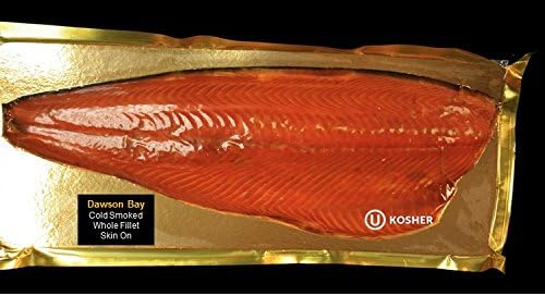 3.5 Lbs. Smoked Salmon Fillet, Non-Sliced, Skin On (1 Fillet)