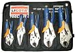5 Pcs Soft Grip Locking Plier Set - Lic # SGLP 5S